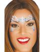 Joyas Faciales adhesivas Azules y Blancas