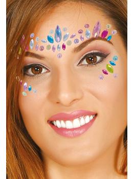 Joyas Faciales adhesivas colores