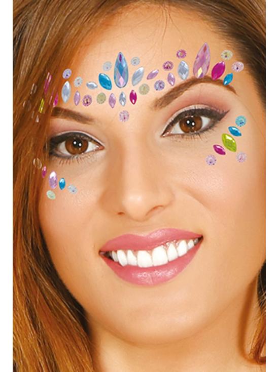 Joyas Faciales adhesivas colores
