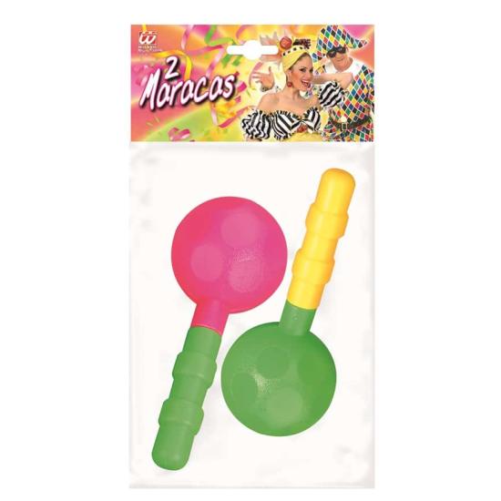 Set de 2 Maracas surtidas en colores Set de 2 Maracas surtidas en colores