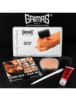 Kit Cera Scar Wax Grimas para Heridas y Efectos Especiales