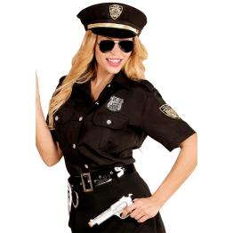 Kit de camisa y gorro de policía para adulta