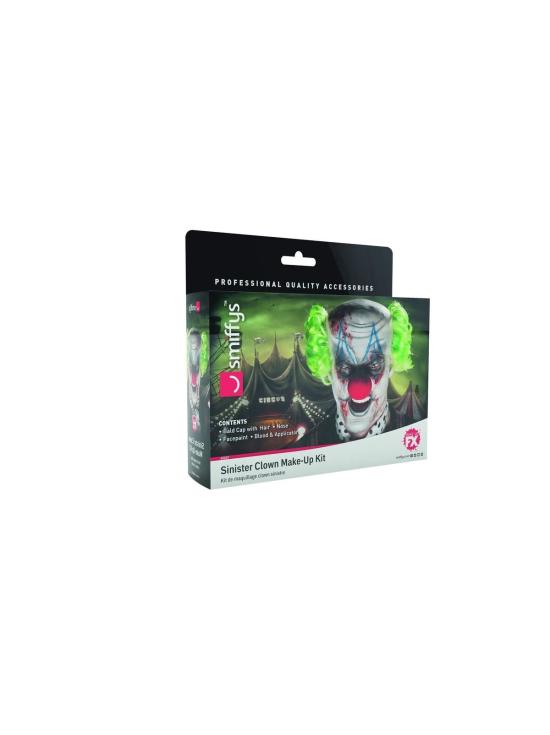 Kit de maquillaje de payaso siniestro Aqua