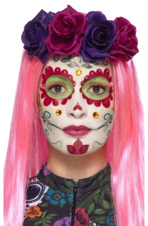 Kit de pegatinas de novia del día de muertos, Aqua