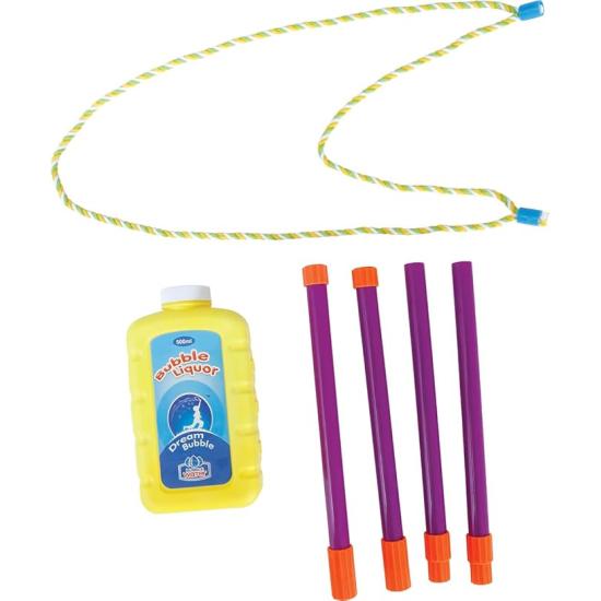 Kit de Pompas de Jabón con Palos y Cuerdas para Fiestas