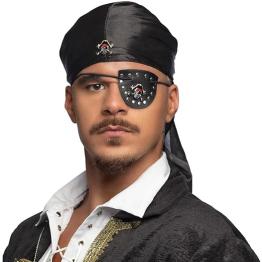 Set Maestro pirata (pañuelo y parche en el ojo)