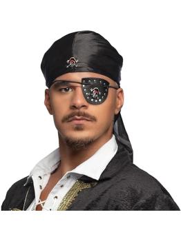 Set Maestro pirata (pañuelo y parche en el ojo)