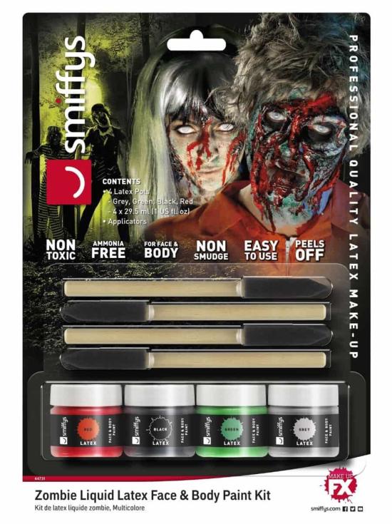 Kit  Zombi con Látex líquido FX Especial