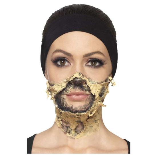 Kit zombi terrorífico con látex líquido Lujo