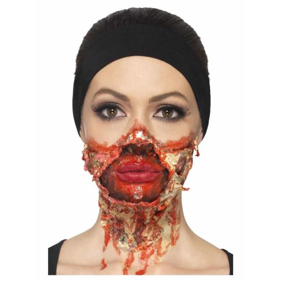 Kit zombi terrorífico con látex líquido Lujo