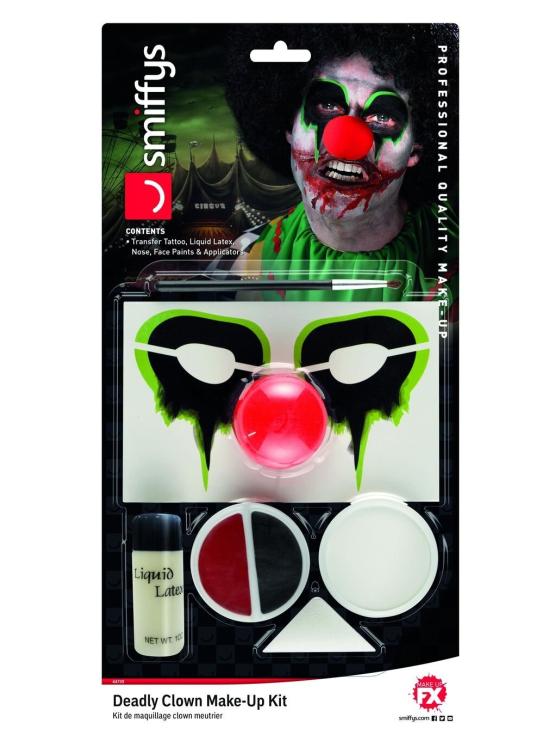 Kit de Maquillaje Payaso Asesino