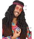 Kit para disfraz de hippie años 60