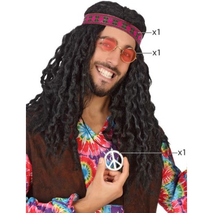 difícil Calibre Adversario Accesorios para disfraces de Hippie