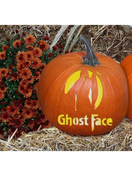Kit para tallar calabazas Ghost Face Scream con 6 plantillas