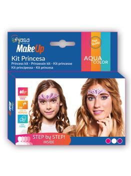 Kit princesa 3 colores al agua 3 x 2 gr