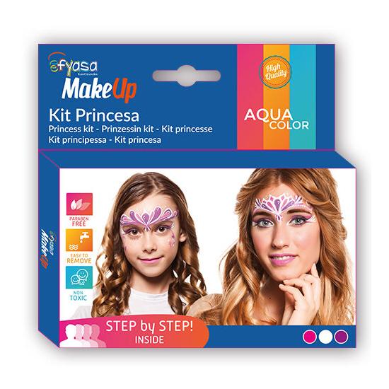 Kit princesa 3 colores al agua 3 x 2 gr