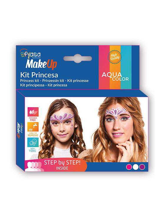 Kit princesa 3 colores al agua 3 x 2 gr
