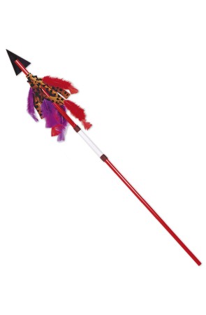 Lanza 125 cms con plumas plegable