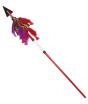 Lanza 125 cms con plumas plegable