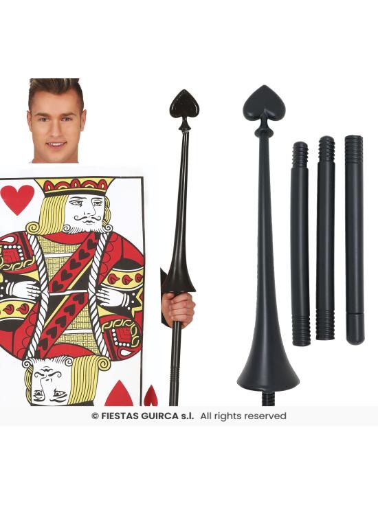 Lanza con Punta de Corazón 140 cm