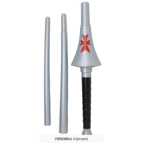 Lanza de caballería 125 cm – desmontable en 3 piezas