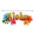 Letrero Aloha Flores 55 cms