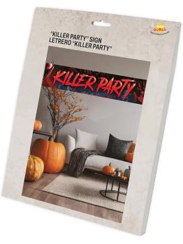Letrero de Tela (290x50 cm) - Decoración de Fiesta para Halloween, Año Nuevo y Celebraciones - Ideal para Fiestas Temáticas y de Disfraces