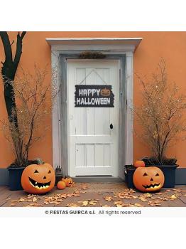 Letrero "Happy Halloween" 34x19 cm