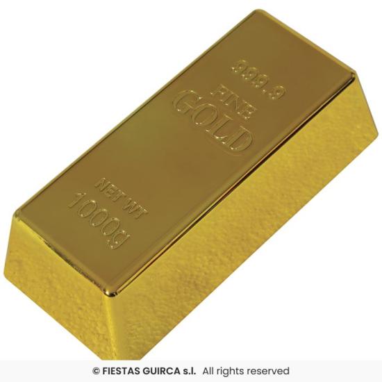 Lingote de Oro de Mentira (16x4.5 cm)