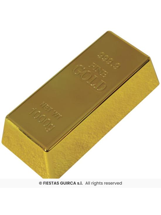 Lingote de Oro de Mentira (16x4.5 cm)