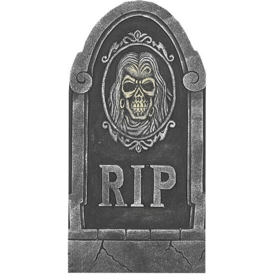 Lápida RIP Decorativa 33 x 65 cm