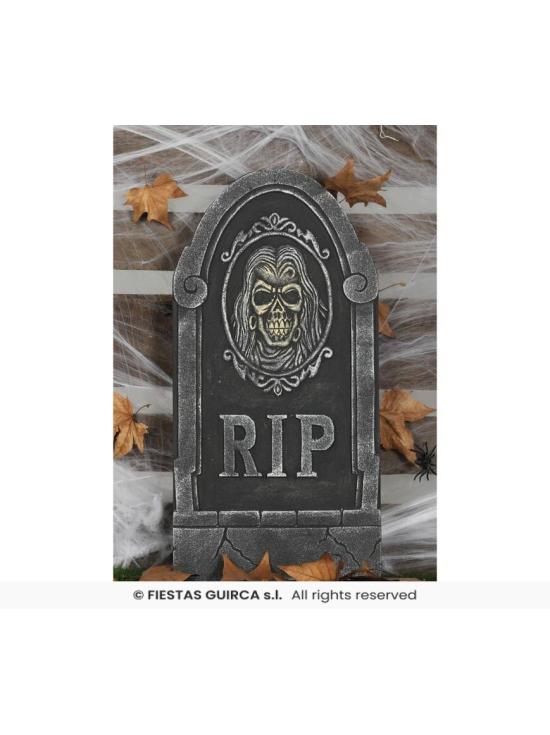 Lápida RIP Decorativa 33 x 65 cm