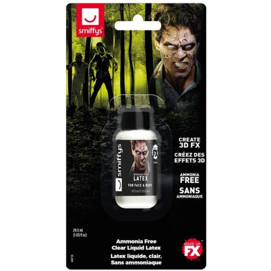 Látex líquido look zombi, sin amoniaco, Claro, 29.57ml Látex líquido look zombi, sin amoniaco, Claro, 29.57ml