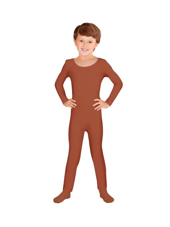 Maillot infantil color Marrón