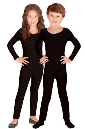 Maillot infantil color Negro
