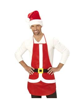 Mandil Papá Noel 75 x 54 cms