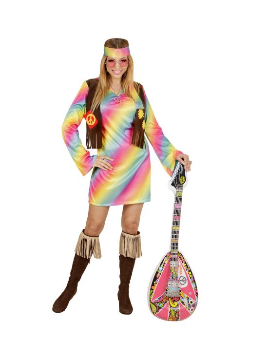 Mandolina hippie hinchable rosa