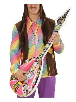 Mandolina hippie hinchable rosa