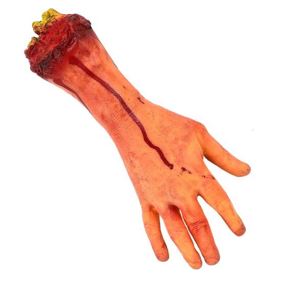 Mano Amputada a Tamaño Real – Accesorio de Terror para Halloween y Escaparates