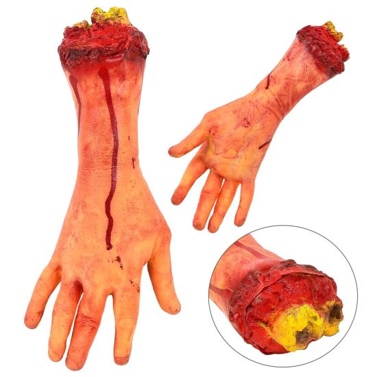 Mano Amputada a Tamaño Real – Accesorio de Terror para Halloween y Escaparates