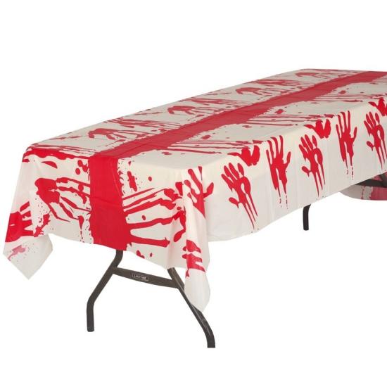 Mantel Sangriento de Plástico 135 x 270 cms Mantel Sangriento de Plástico 135 x 270 cms
