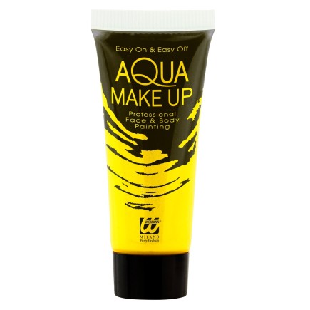 Maquillaje Amarillo  Fluorescente en Bote 30ml