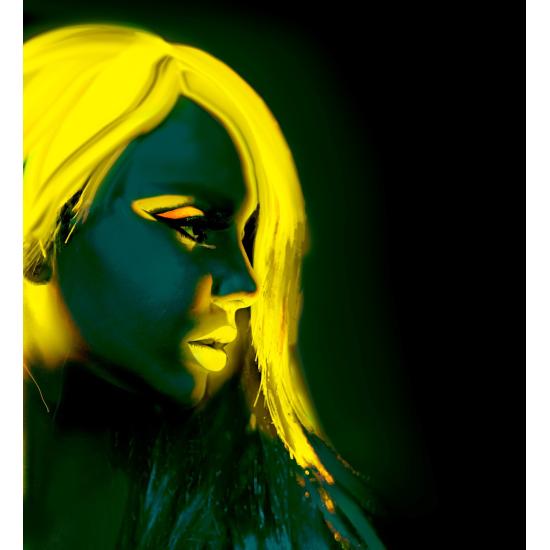 Maquillaje Amarillo  Fluorescente en Bote 30ml Maquillaje Amarillo  Fluorescente en Bote 30ml
