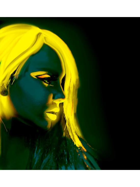 Maquillaje Amarillo  Fluorescente en Bote 30ml