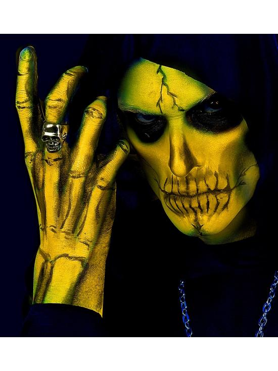 Maquillaje Amarillo  Fluorescente en Bote 30ml