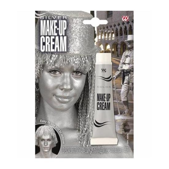 Maquillaje Color Plata para disfraces.