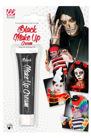Maquillaje crema facial color  Negro