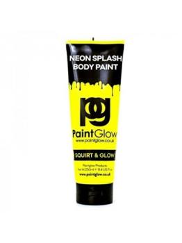 Maquillaje Facial & Cuerpo Fluorescente Oscuridad Amarillo
