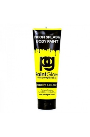 Maquillaje Facial & Cuerpo Fluorescente Oscuridad Amarillo