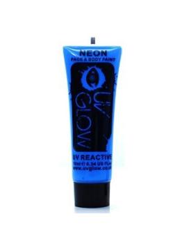 Maquillaje Facial & Cuerpo Fluorescente Oscuridad Azul